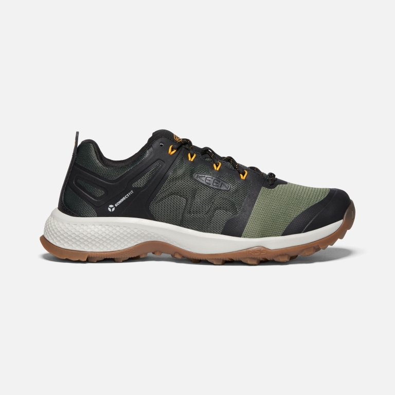 Keen Explore Vent Shoes - Men's Dark Green Olive Footwear